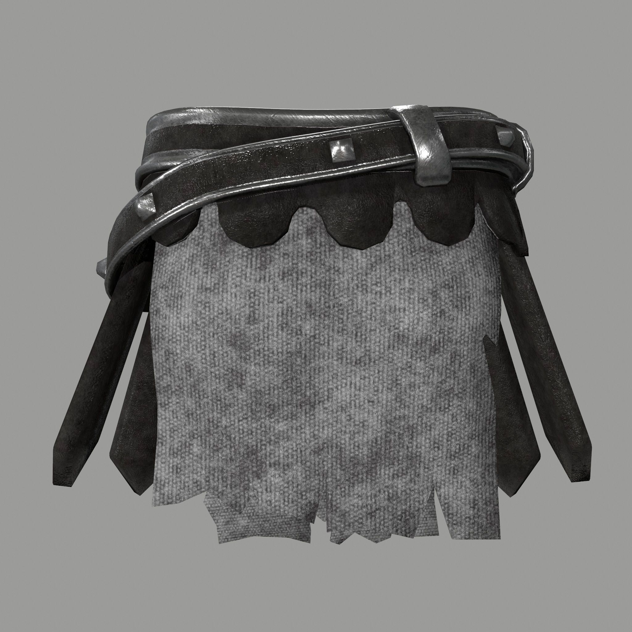 gladiator armor Low-poly 3D model_13