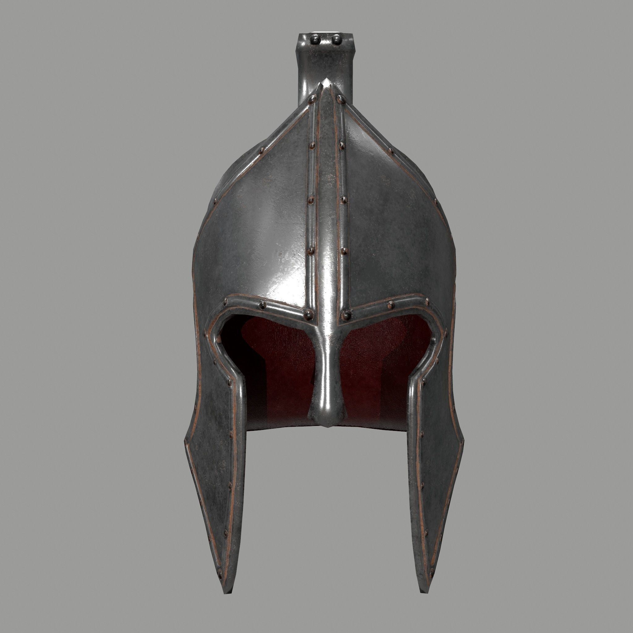 gladiator armor Low-poly 3D model_10