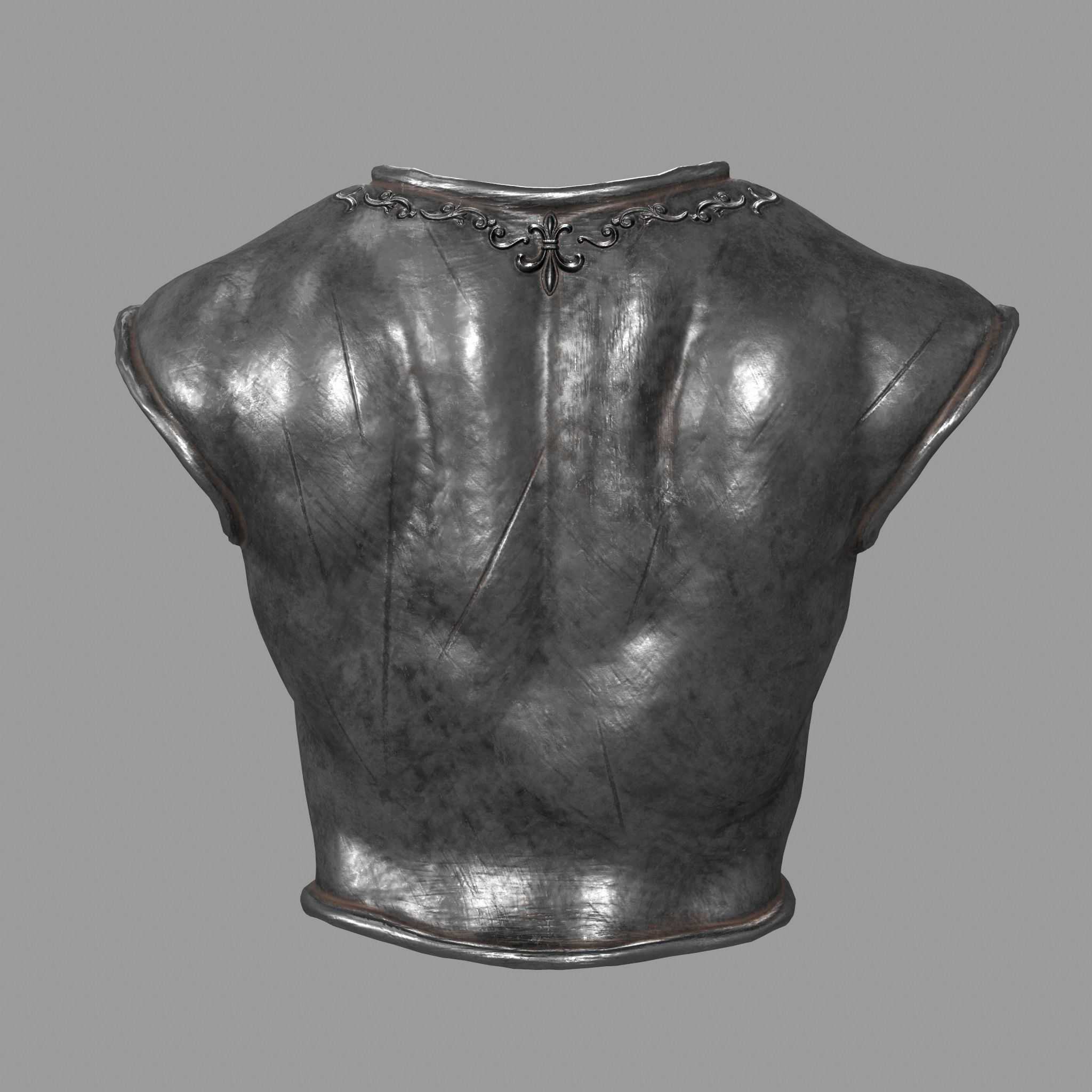 gladiator armor Low-poly 3D model_3