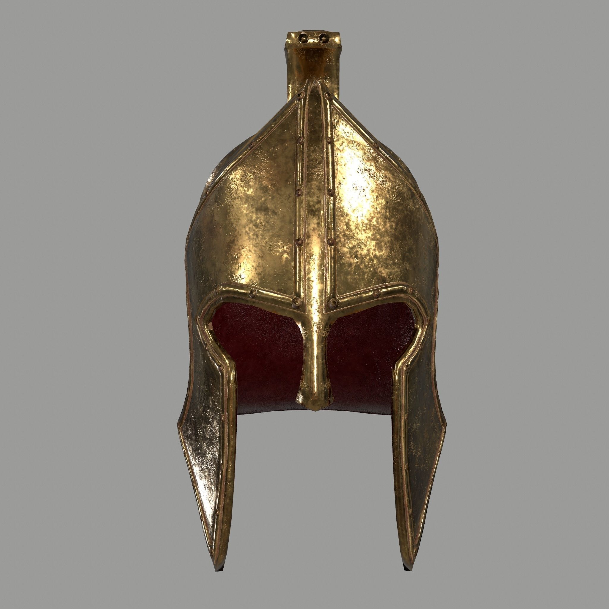 gladiator armor Low-poly 3D model_10