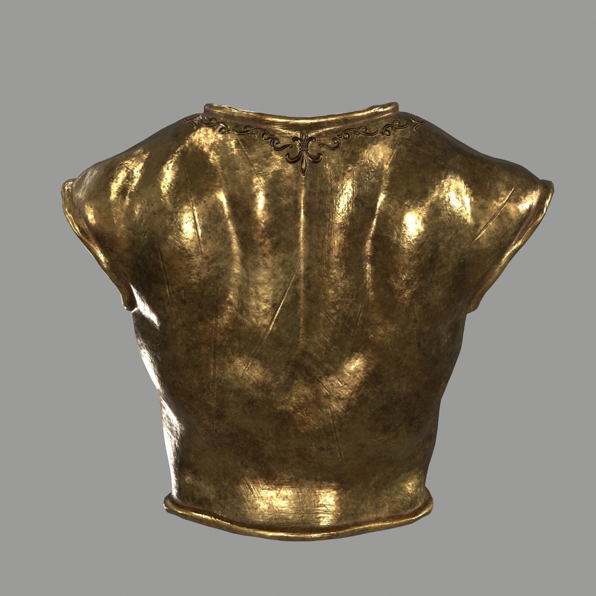gladiator armor Low-poly 3D model_3