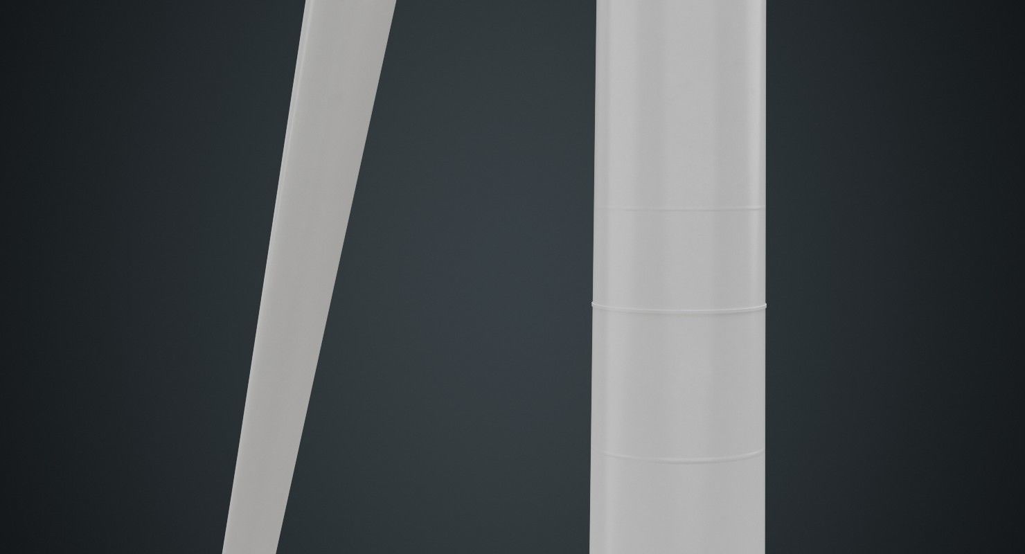 Wind Turbine 1A Low-poly 3D model_6