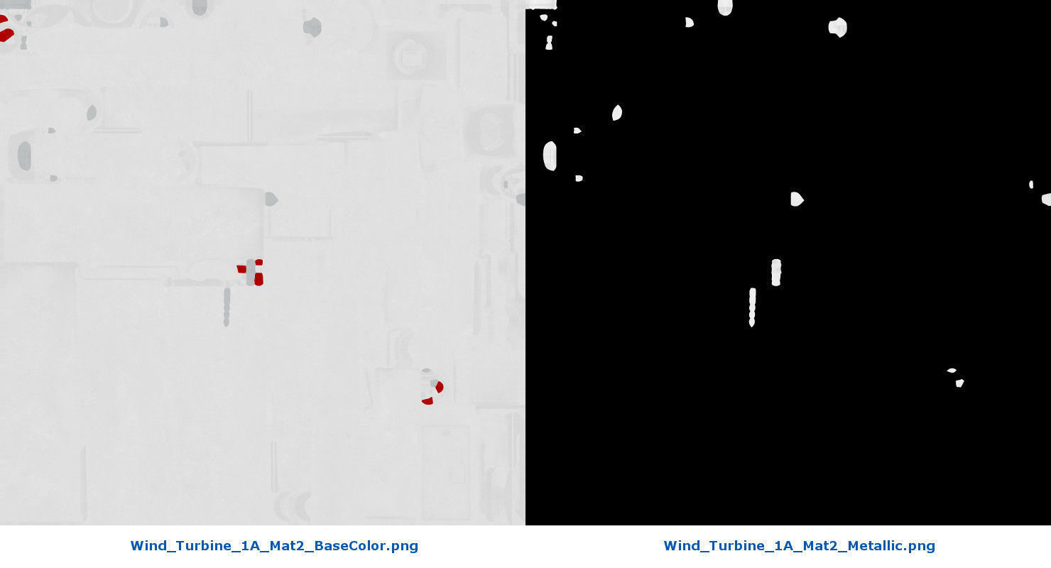 Wind Turbine 1A Low-poly 3D model_18