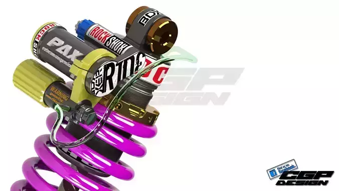 PINKI rear suspensiondesigned by paX