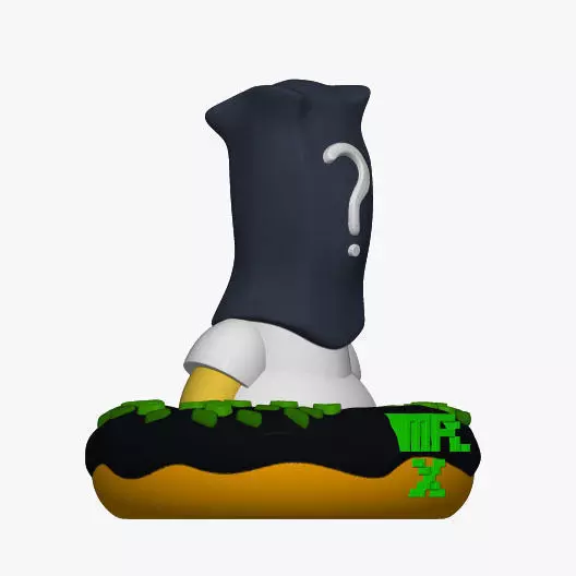 Homer Simpson Mr X Free 3D print model_0