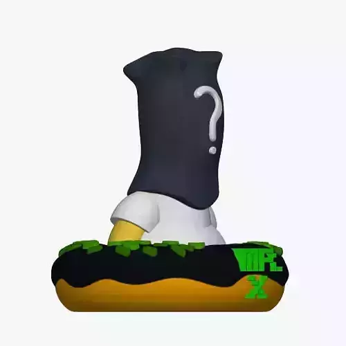 Homer Simpson Mr X Free 3D print model Homer Simpson Mr X Free 3D print model