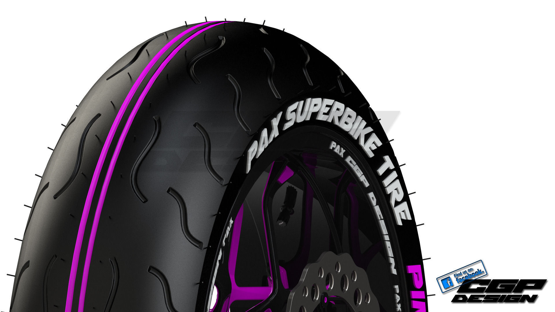 PINKI rear wheeldesigned by paX 3D model_4