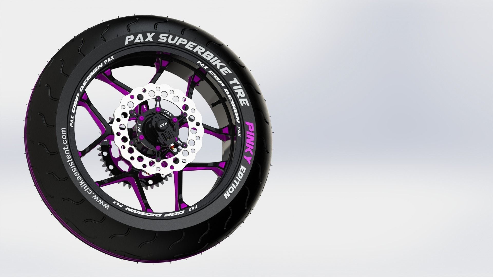 PINKI rear wheeldesigned by paX 3D model_11