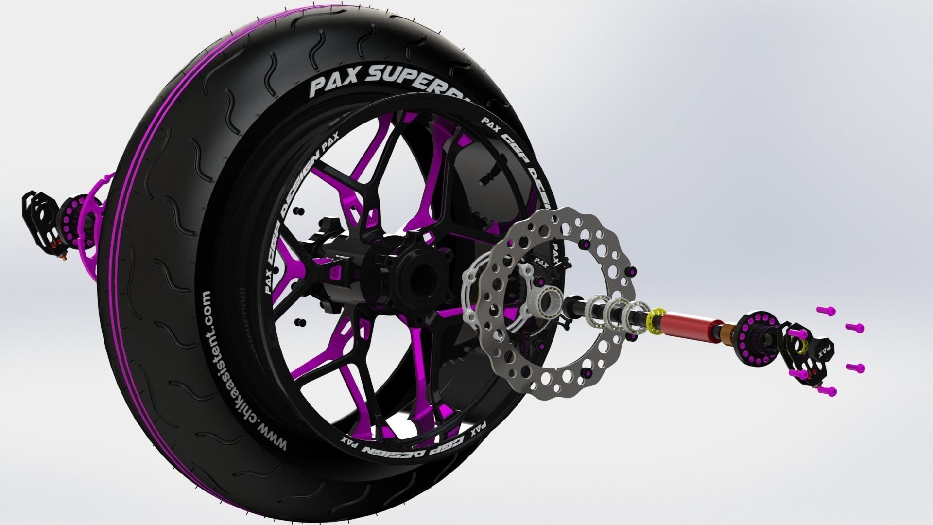 PINKI rear wheeldesigned by paX 3D model_9