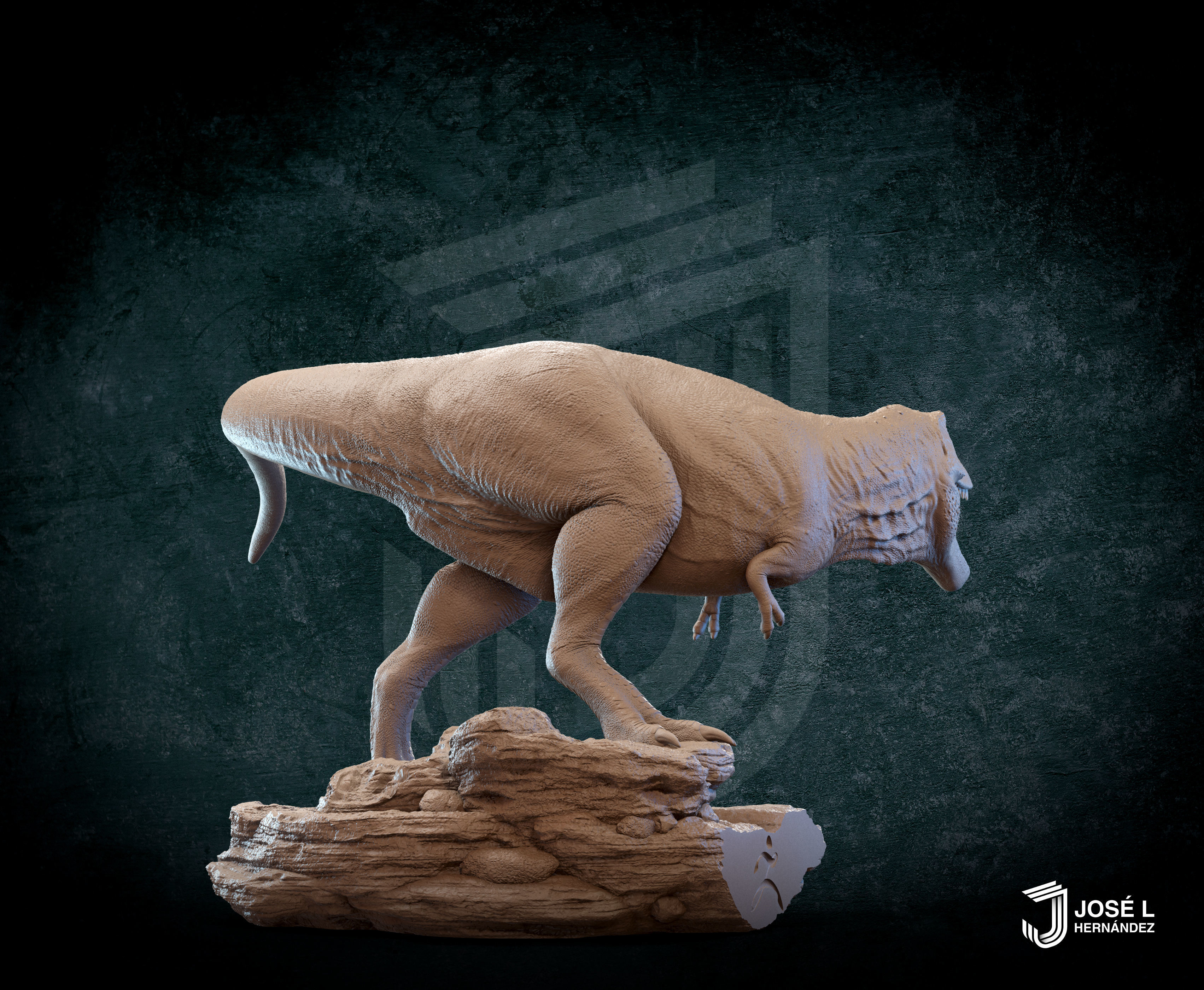 Tyrannosaurus Rex for 3D printing 3D print model_3