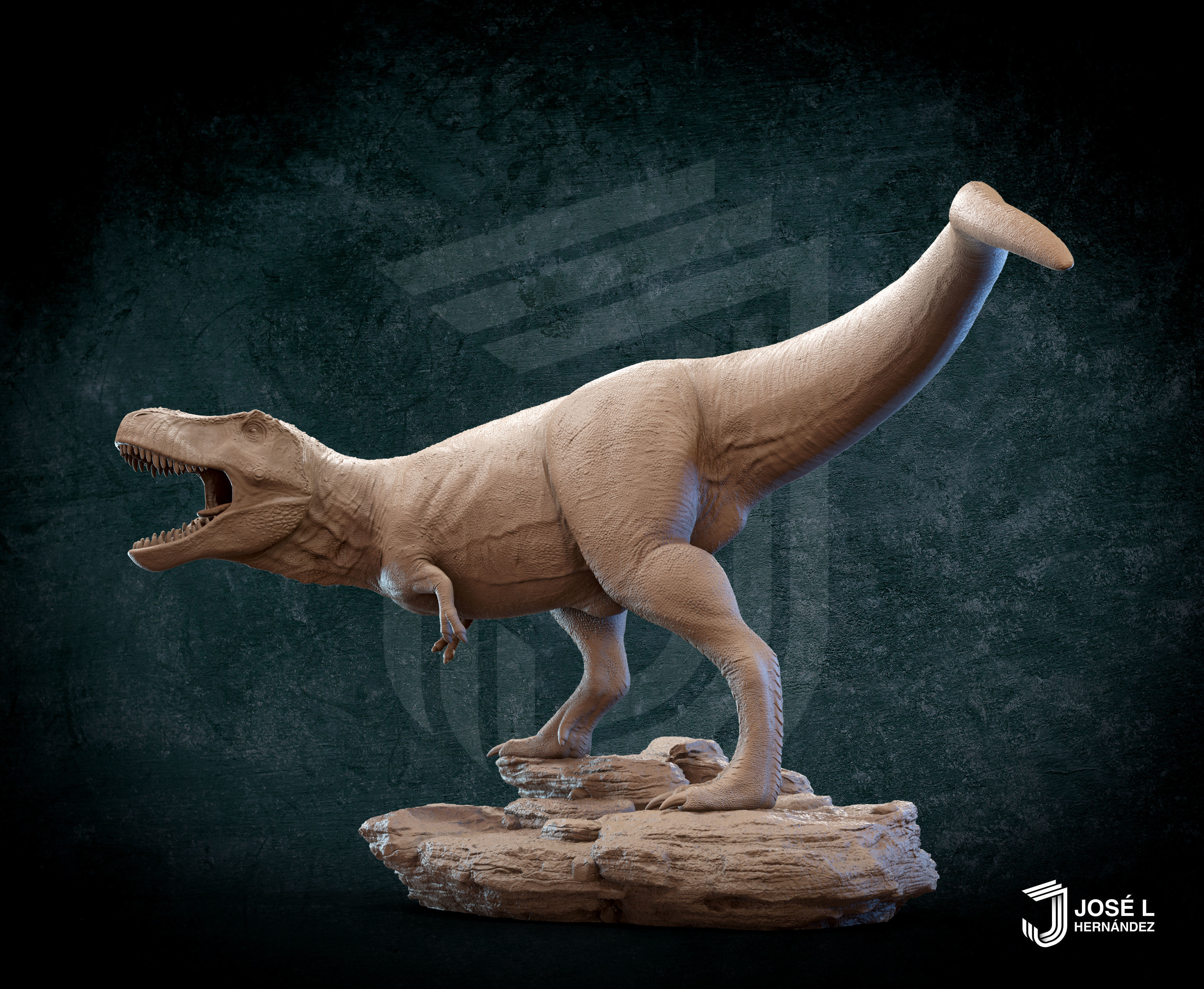 Tyrannosaurus Rex for 3D printing 3D print model_5