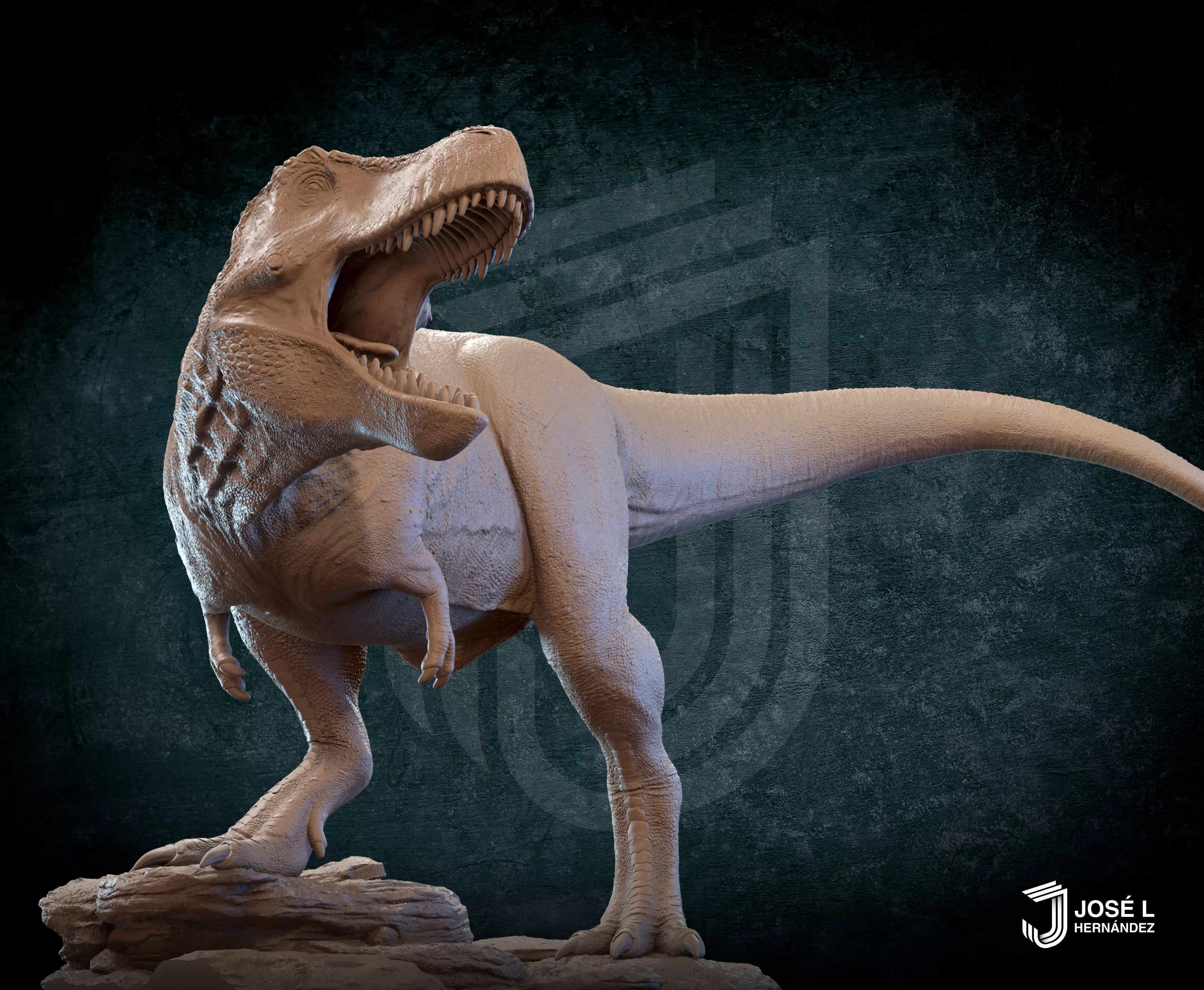 Tyrannosaurus Rex for 3D printing 3D print model_0