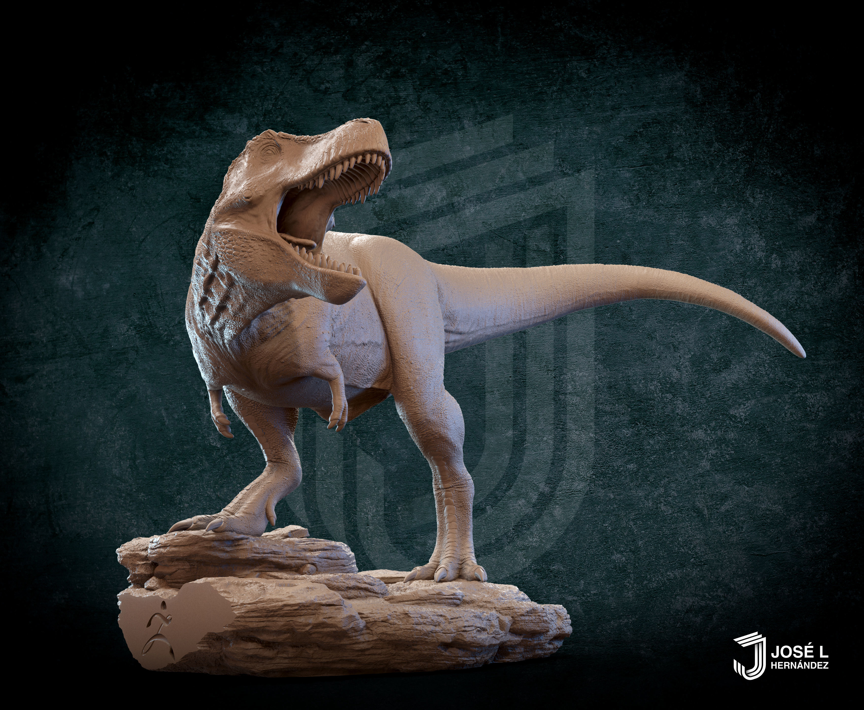 Tyrannosaurus Rex for 3D printing 3D print model_1