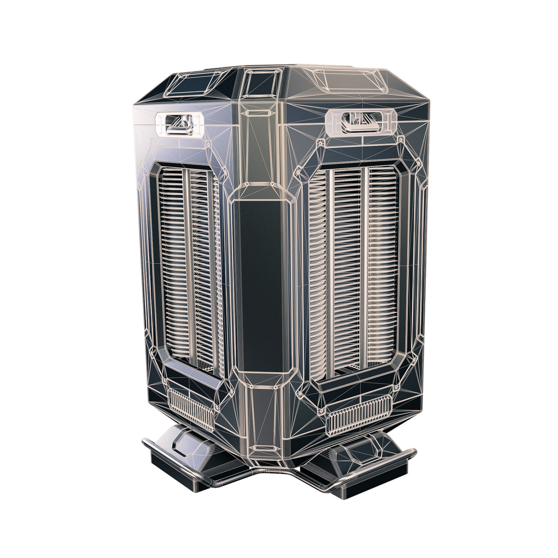 Sci-fi Power generator 3D model_5