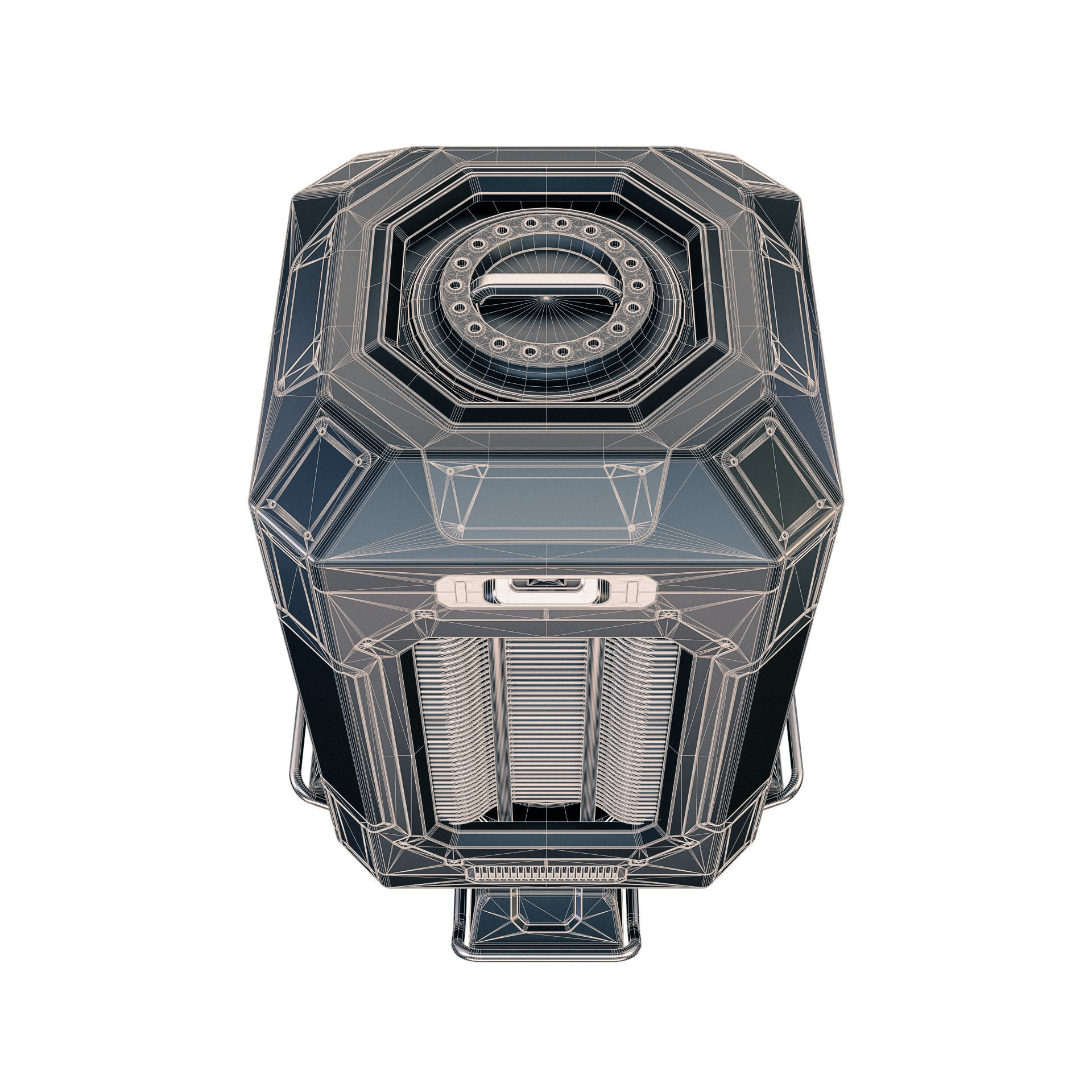 Sci-fi Power generator 3D model_4