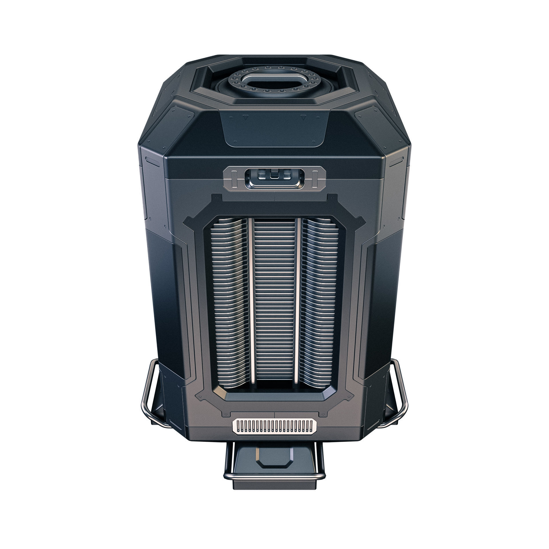 Sci-fi Power generator 3D model_1