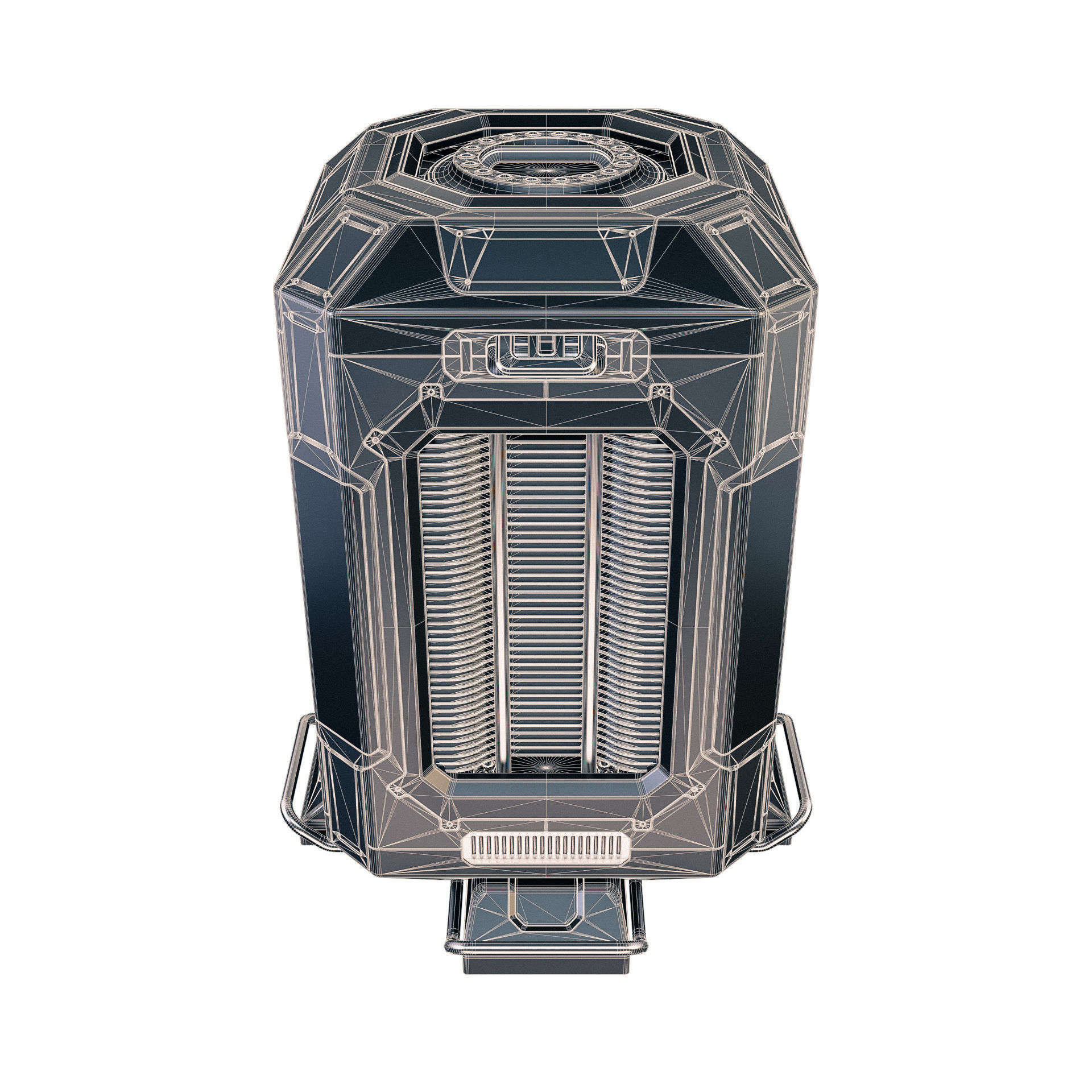 Sci-fi Power generator 3D model_7