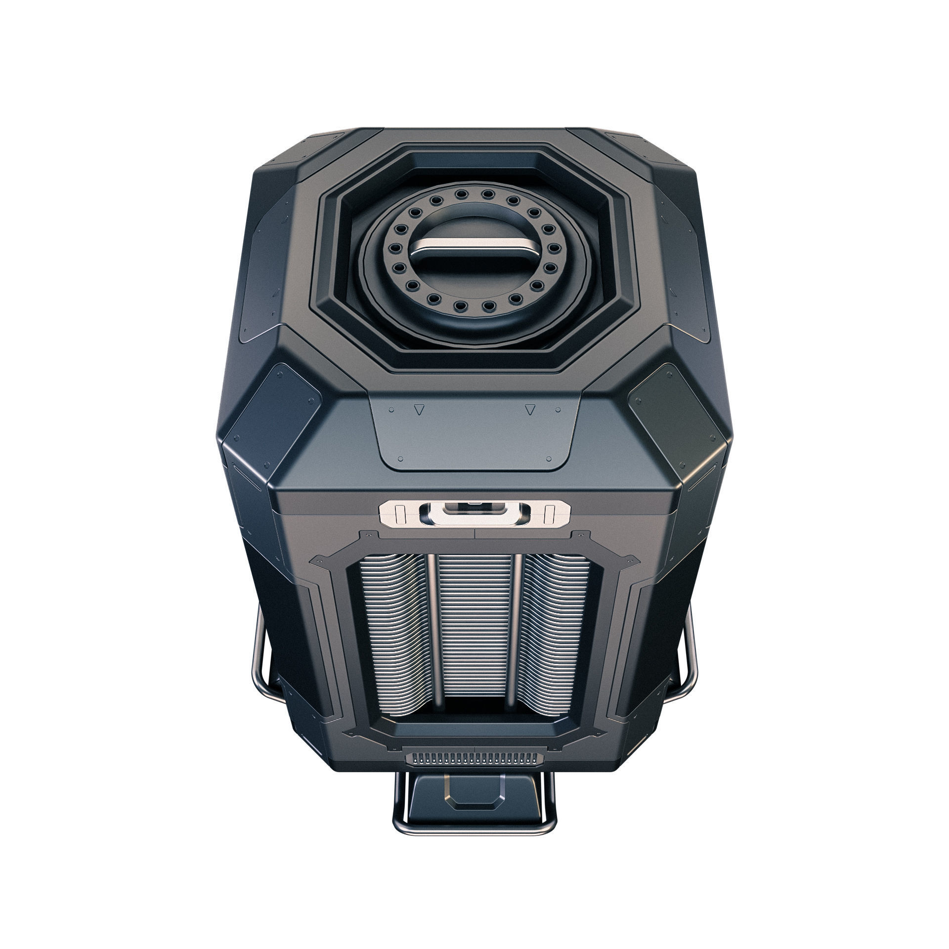 Sci-fi Power generator 3D model_3