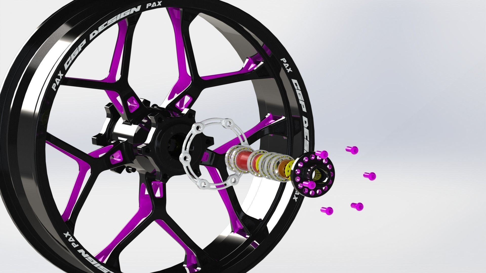 PINKI rear rimdesigned by paX 3D model_7