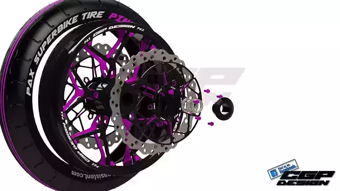 PINKI front wheeldesigned by paX