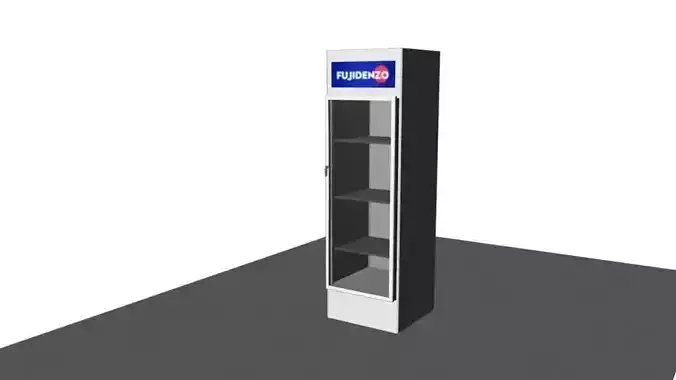 Fujidenzo Refrigerator Chiller Low-poly 3D model