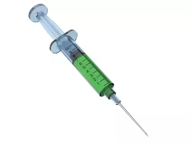 Disposable Syringe 3D model