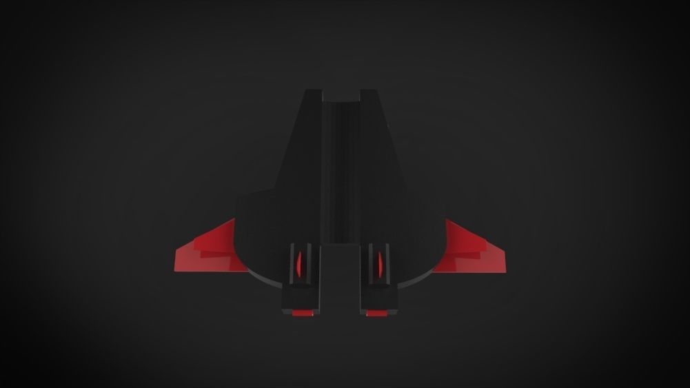 BattleWar SpaceShip Low-poly 3D model_21