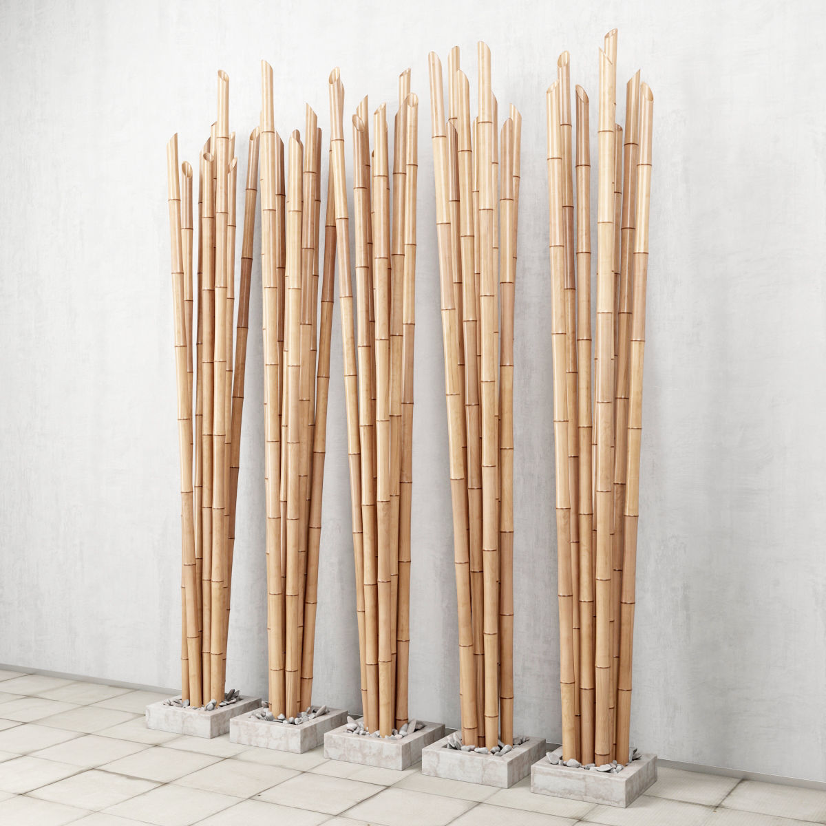 Bamboo decor n20 3D model_2