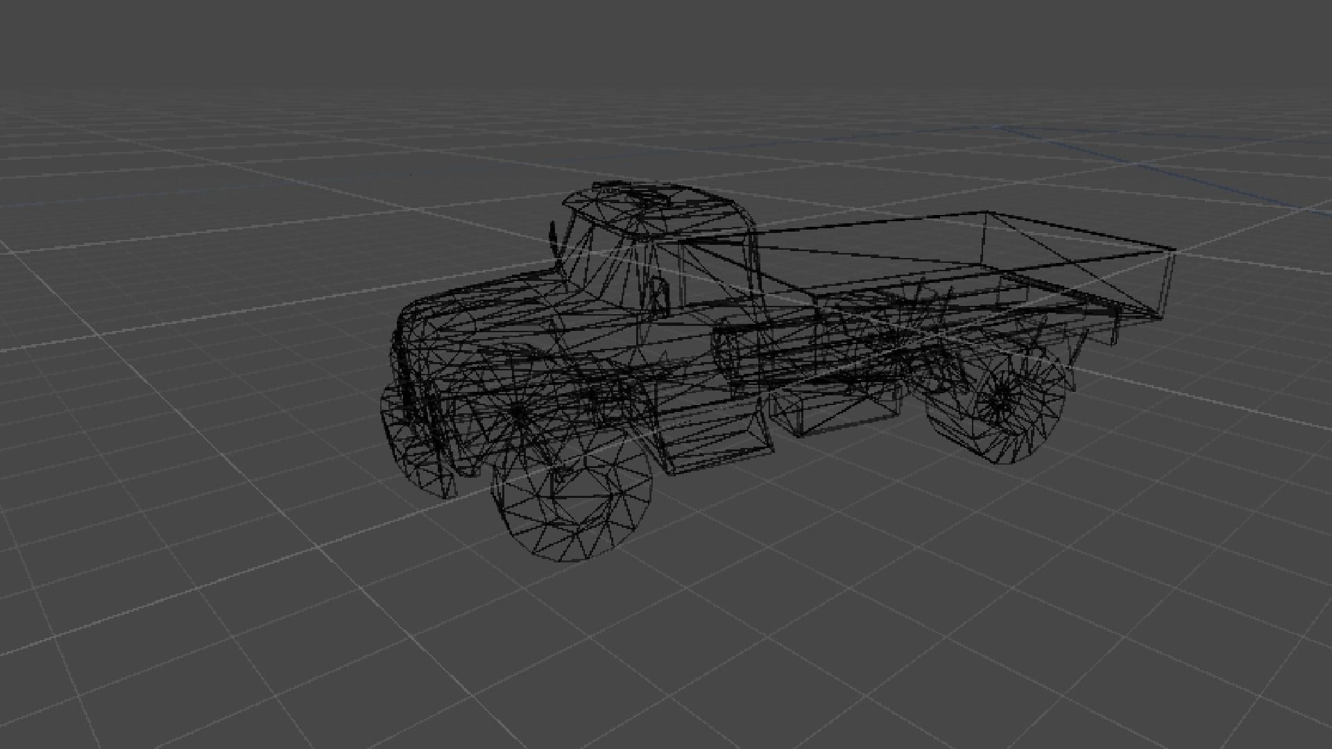 Industrial Small Truck Pack - III Low-poly 3D model_5