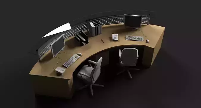 Reception Desk 3D model