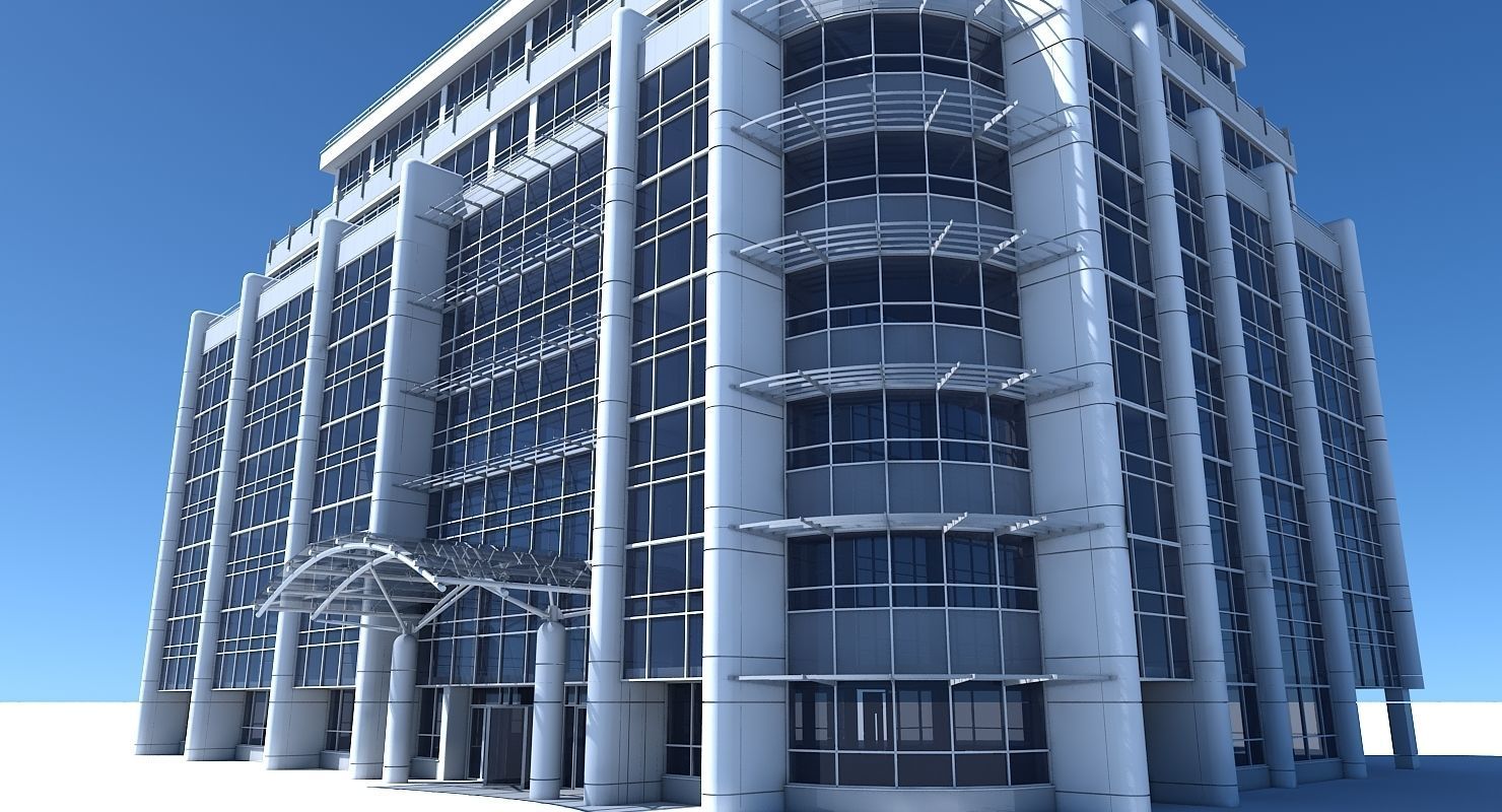 Office Building 707 3D model_1