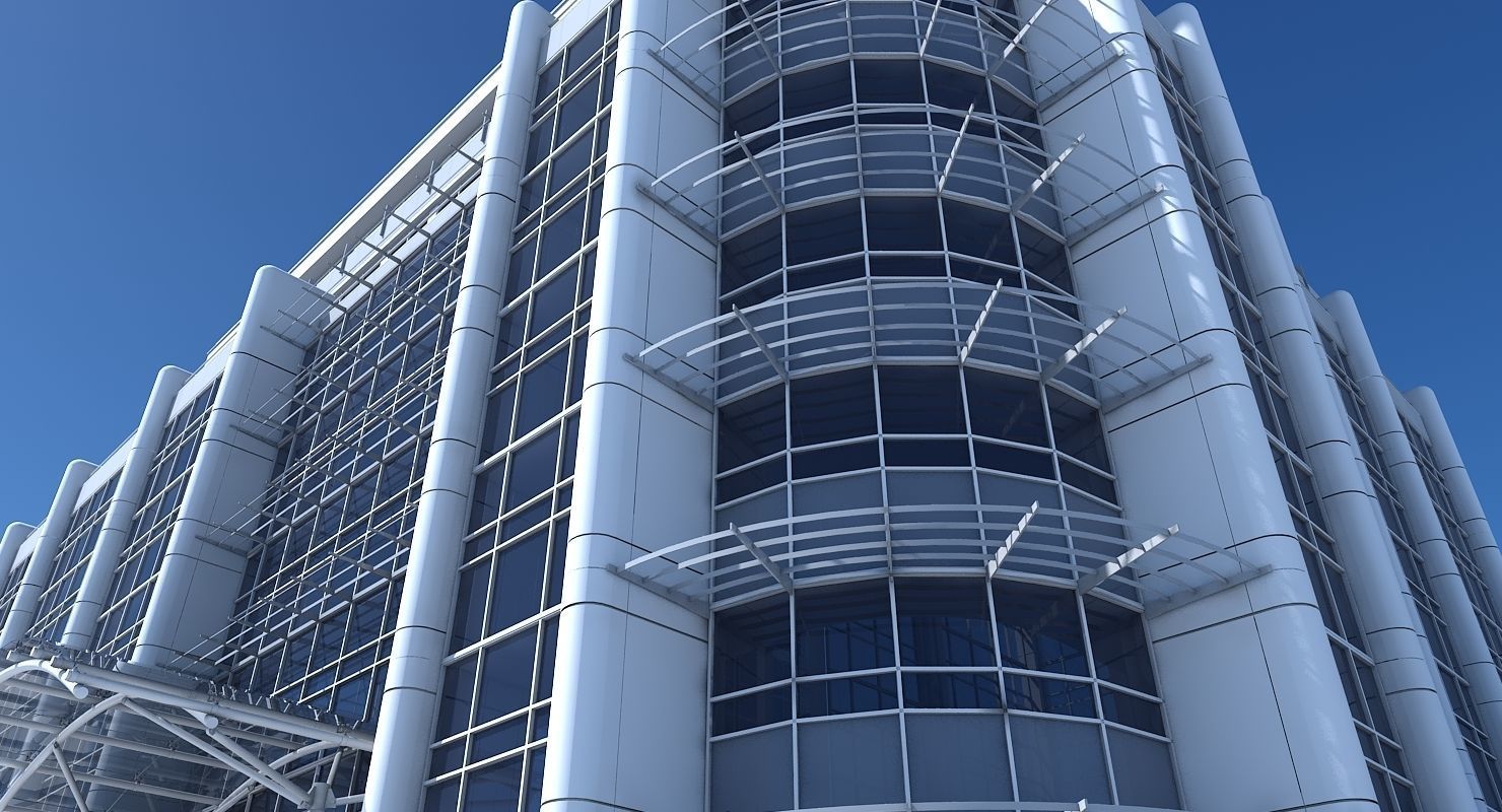 Office Building 707 3D model_2