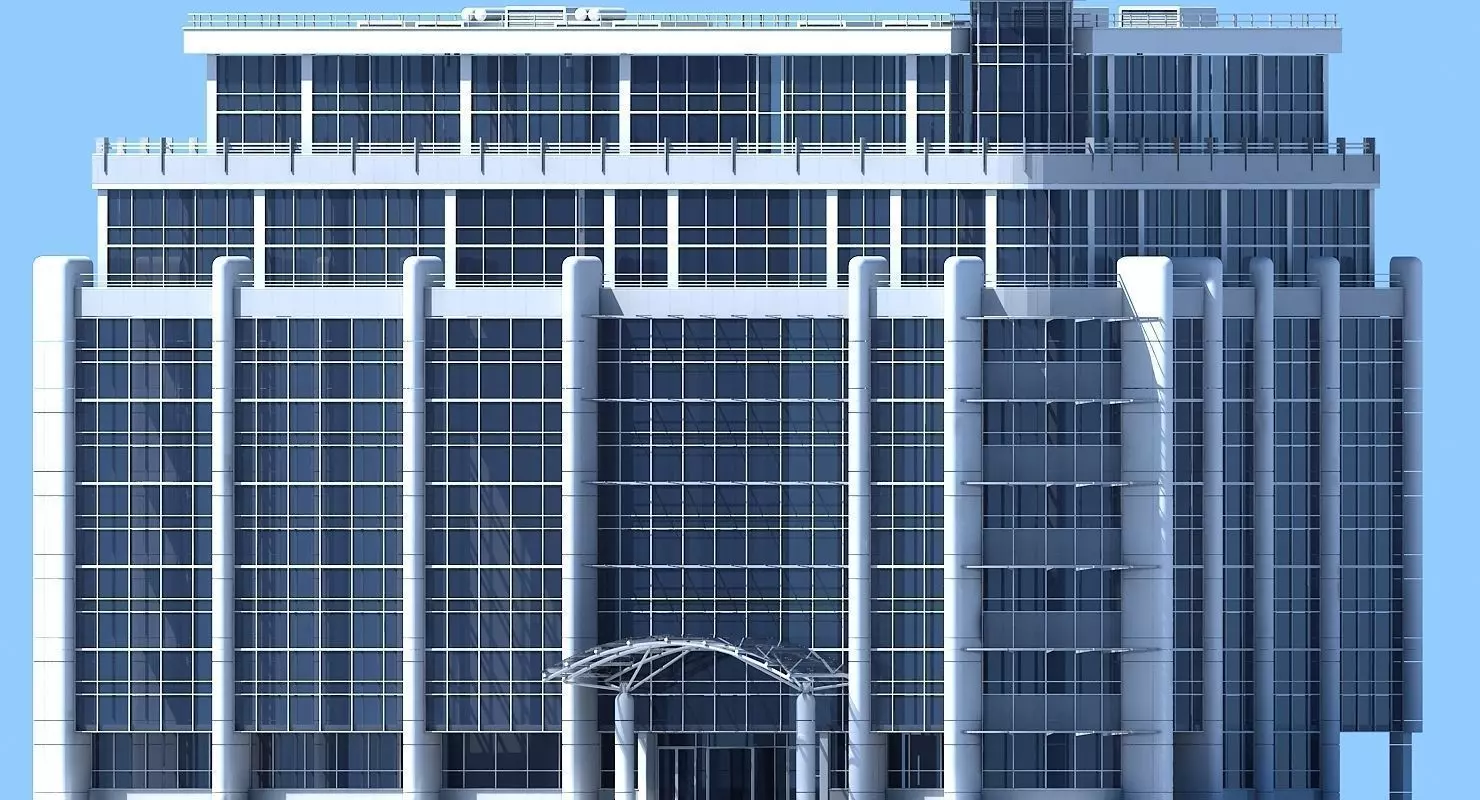 Office Building 707 3D model_0