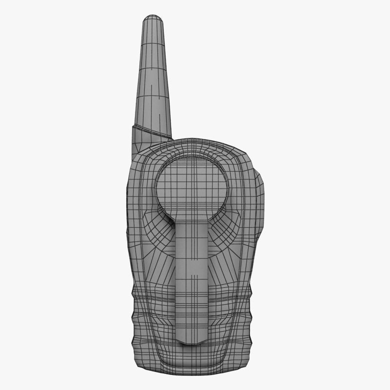 Handled radio 3D model_10
