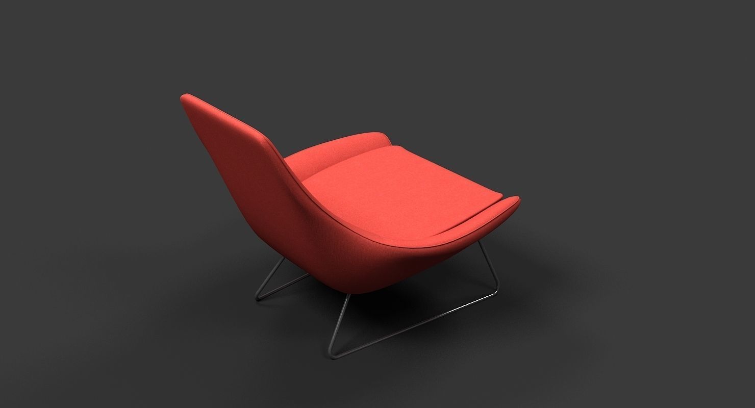 Flow Chair 3D model_1