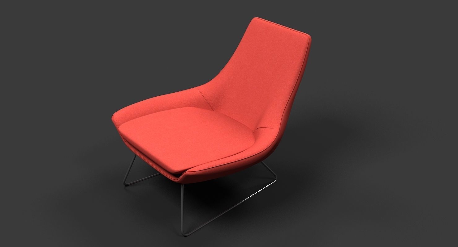 Flow Chair 3D model_3