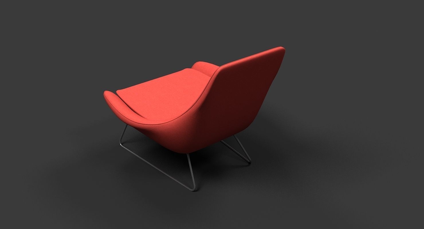 Flow Chair 3D model_2