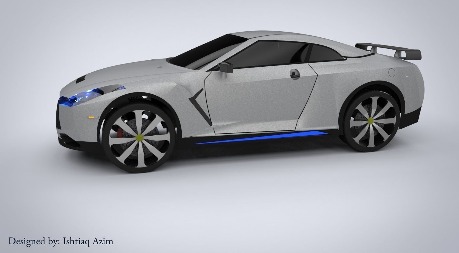Nissan GT-R Free 3D model_5