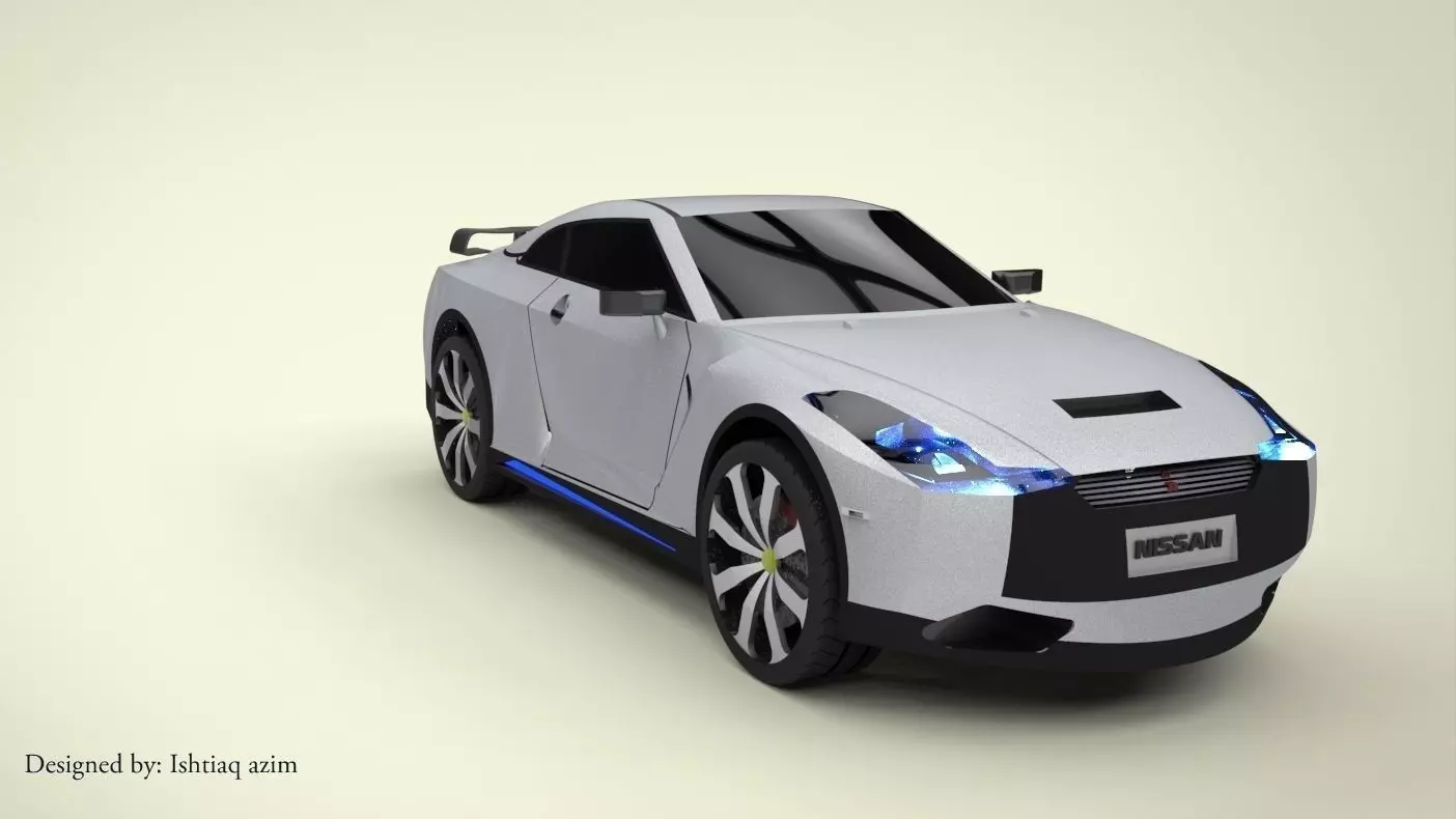 Nissan GT-R Free 3D model_0