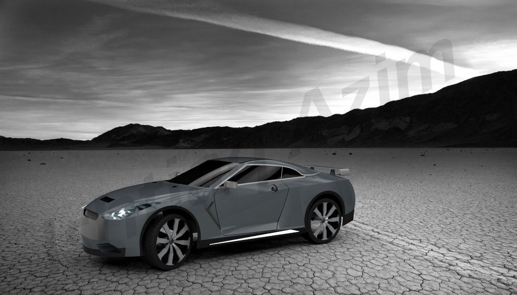 Nissan GT-R Free 3D model_1