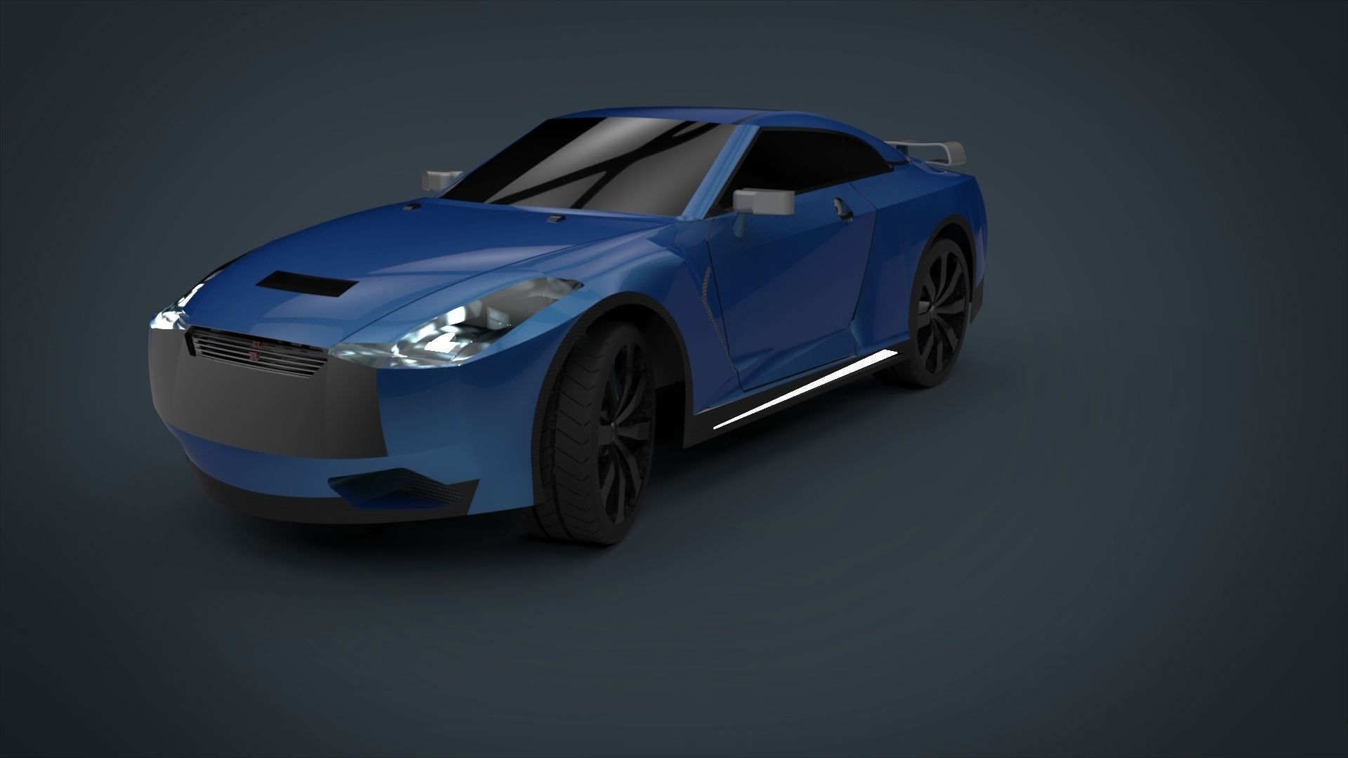 Nissan GT-R Free 3D model_2