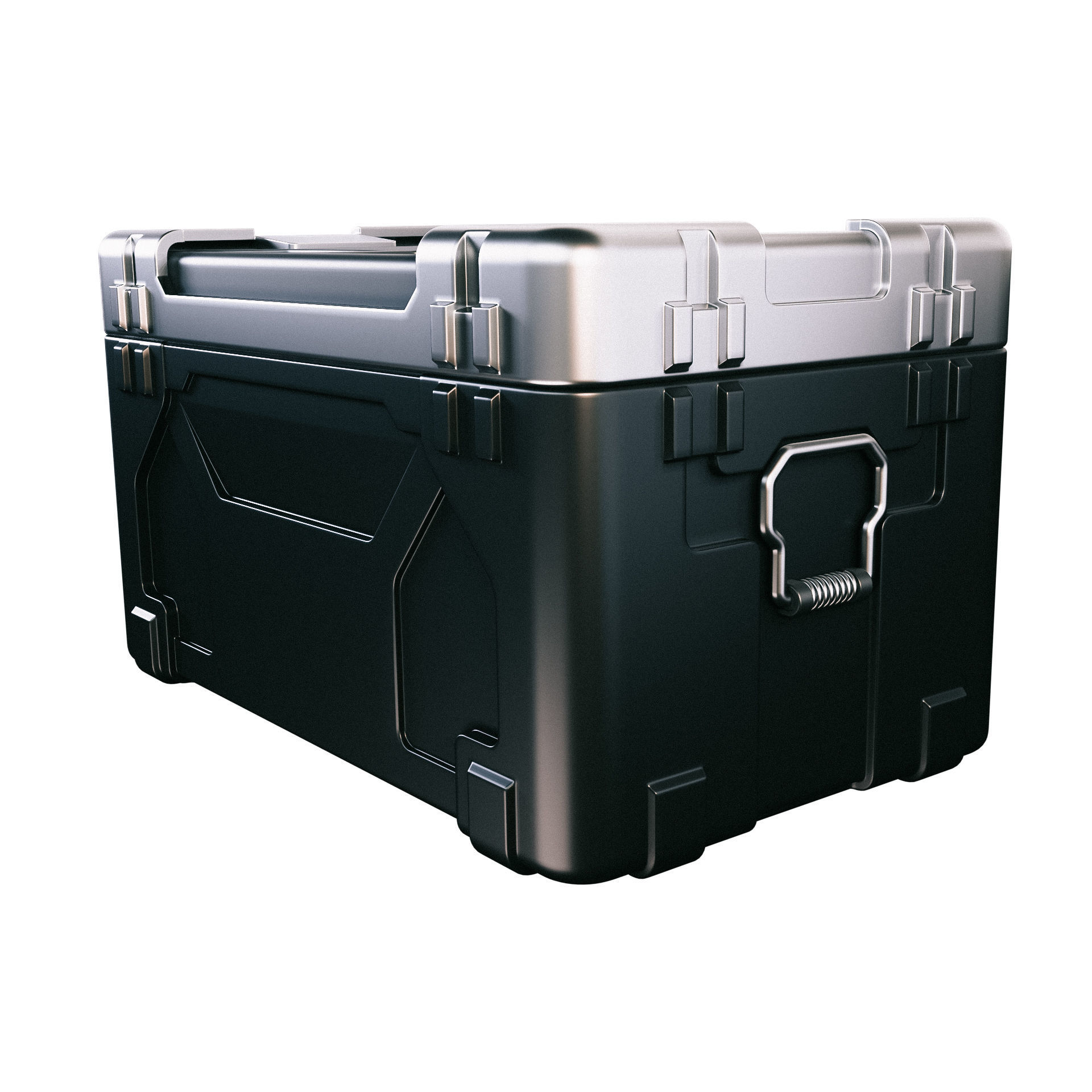 Sci-fi Container Free 3D model_2