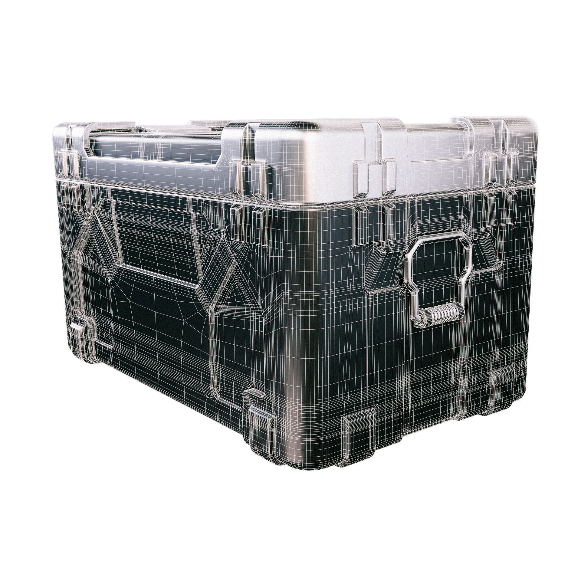 Sci-fi Container Free 3D model_5