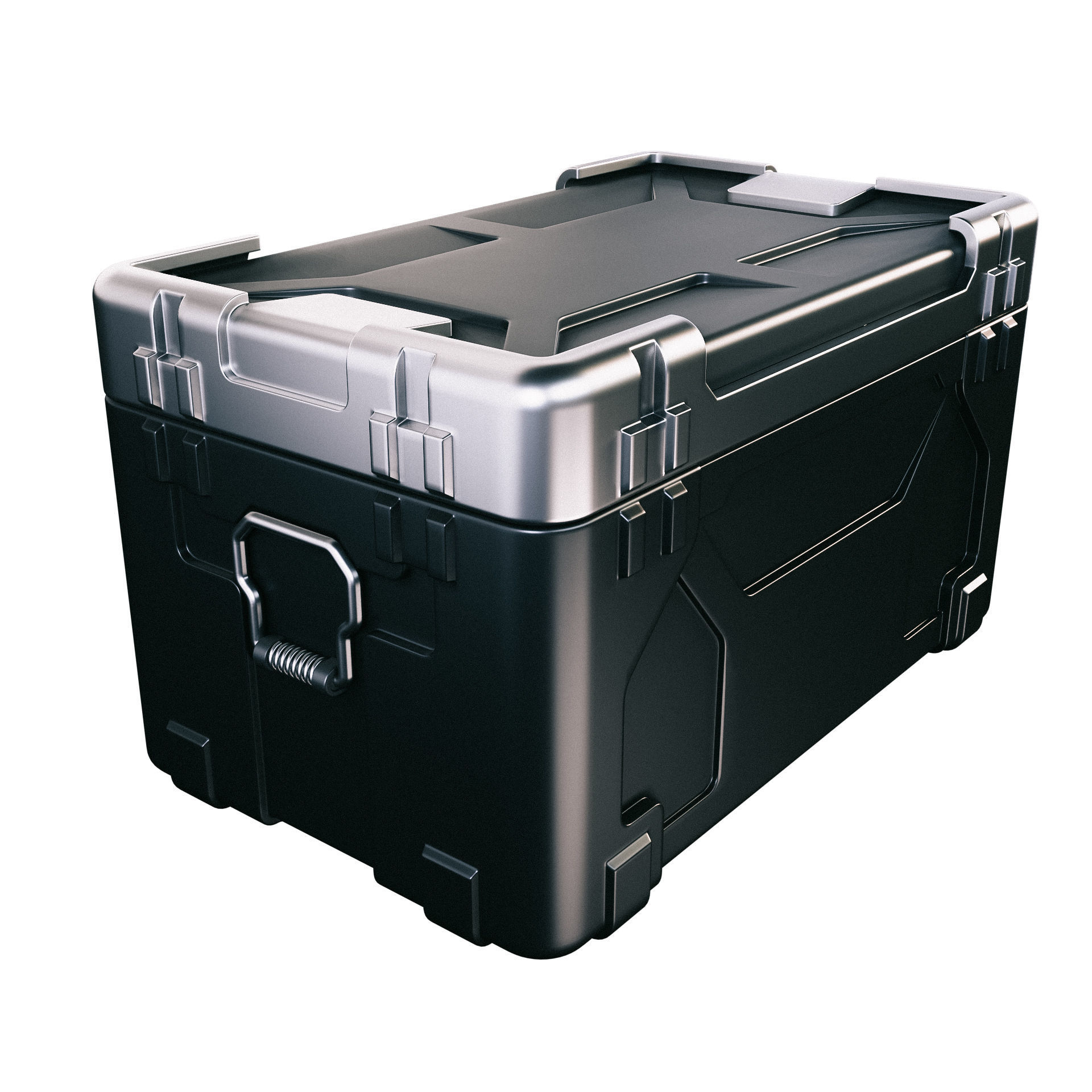 Sci-fi Container Free 3D model_1