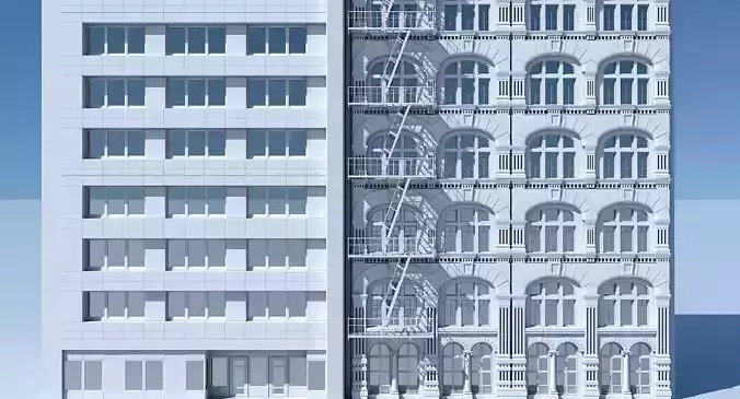 Commercial Building Facade 13