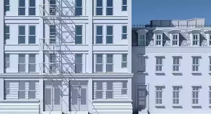 Commercial Building Facade 02