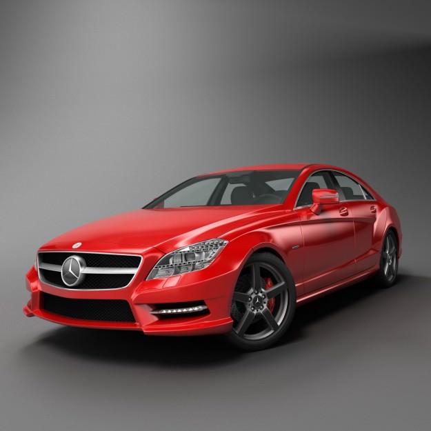 Mercedes Benz CLS CDI 2012 studio 3D model_17