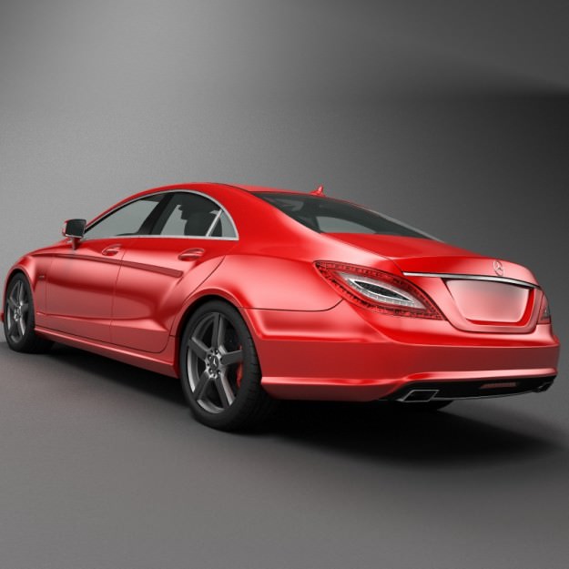 Mercedes Benz CLS CDI 2012 studio 3D model_20