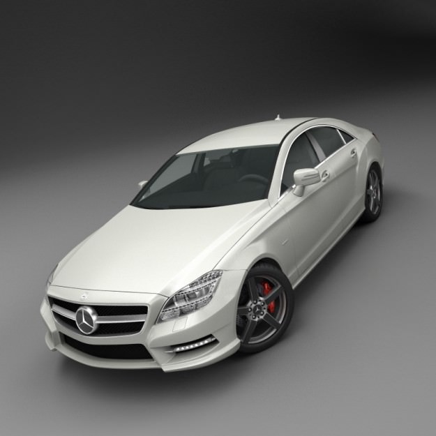 Mercedes Benz CLS CDI 2012 studio 3D model_30