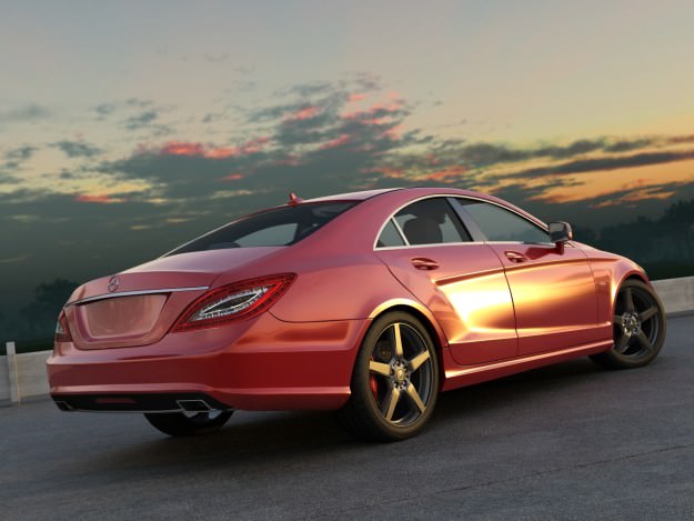 Mercedes Benz CLS CDI 2012 studio 3D model_3